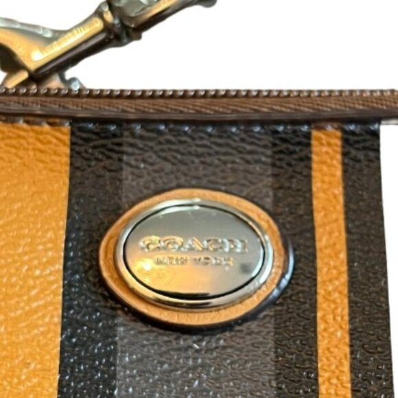 Coach Peyton Multi-Stripe Wristlet (F51619)- NWOT - Picture 3 of 4